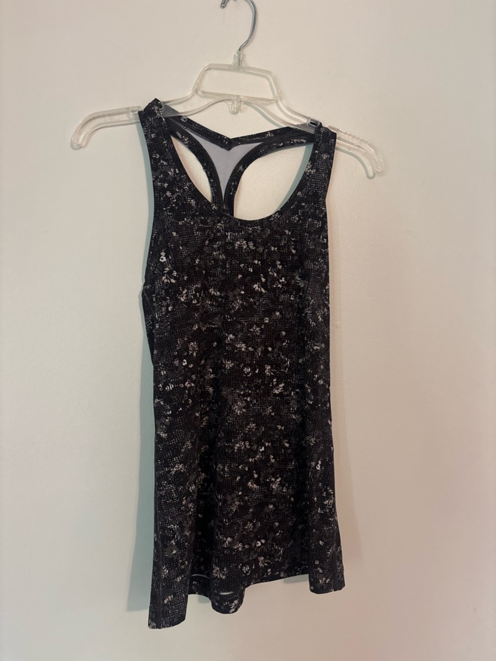 lululemon athletica Black Speckled Racerback Tank
